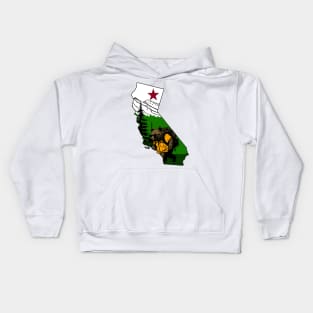 Hiking California Bear Kids Hoodie